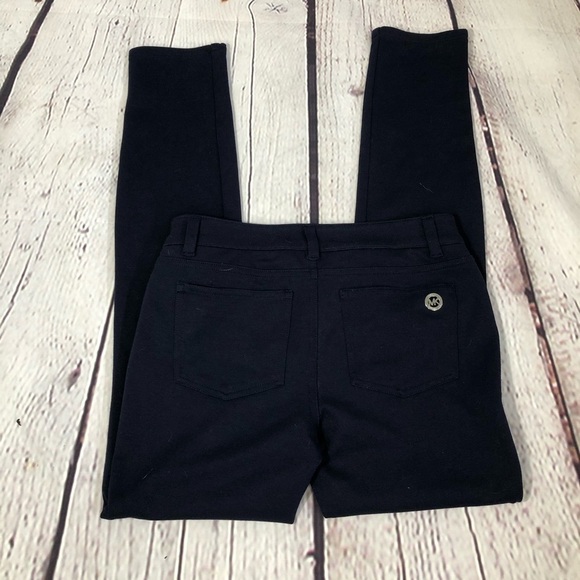 MICHAEL Michael Kors Stretchy Ponte Pants Navy - Picture 3 of 11